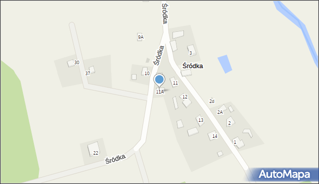 Śródka, Śródka, 11A, mapa Śródka