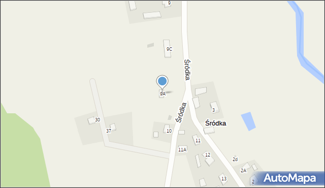 Śródka, Śródka, 9A, mapa Śródka