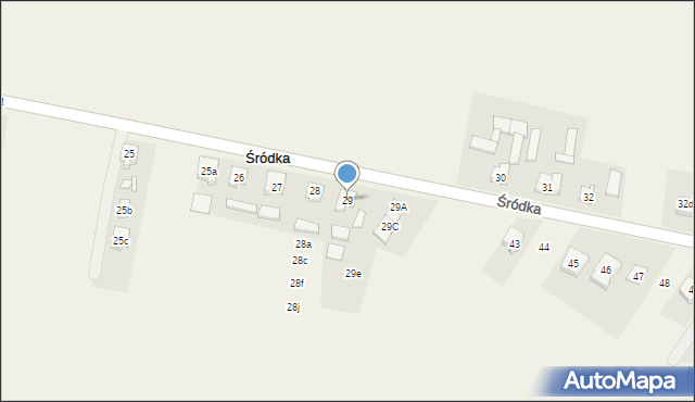 Śródka, Śródka, 29, mapa Śródka