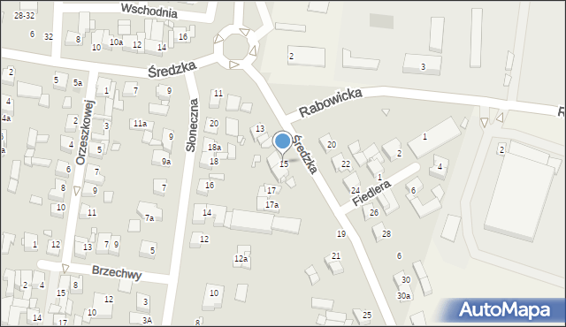 Swarzędz, Średzka, 15, mapa Swarzędz