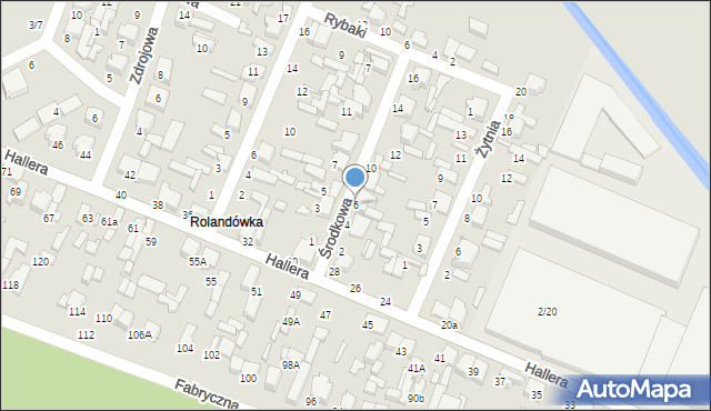 Tomaszów Mazowiecki, Środkowa, 6, mapa Tomaszów Mazowiecki