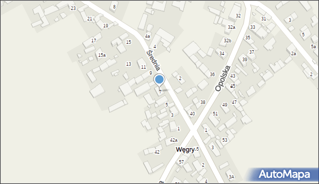 Węgry, Średnia, 7, mapa Węgry