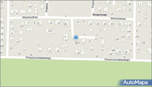 Wejherowo, Środkowa, 19, mapa Wejherowo