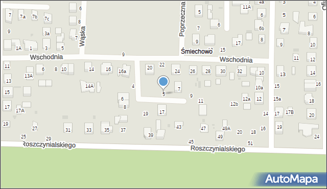 Wejherowo, Środkowa, 5, mapa Wejherowo