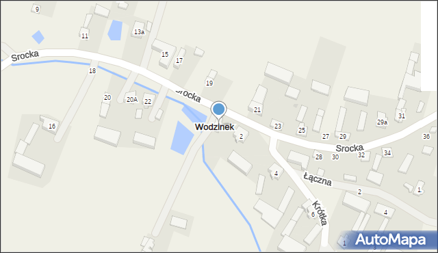 Wodzinek, Srocka, 26, mapa Wodzinek