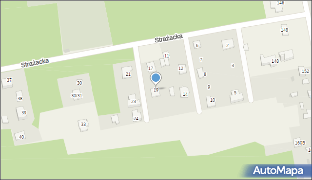 Aleksandria, Strażacka, 19, mapa Aleksandria