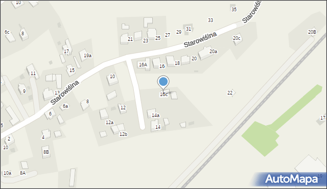 Babice, Starowiślna, 16c, mapa Babice