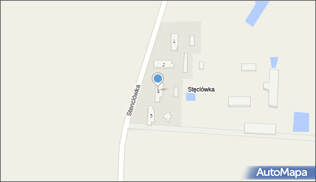 Bałdowo, Stenclówka, 4, mapa Bałdowo