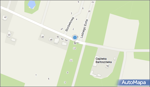 Bartoszówka, Strażacka, 56, mapa Bartoszówka