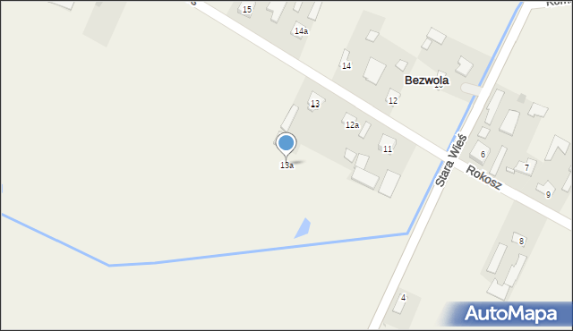 Bezwola, Stara Wieś, 13a, mapa Bezwola