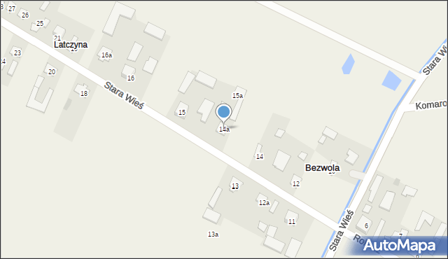 Bezwola, Stara Wieś, 14a, mapa Bezwola