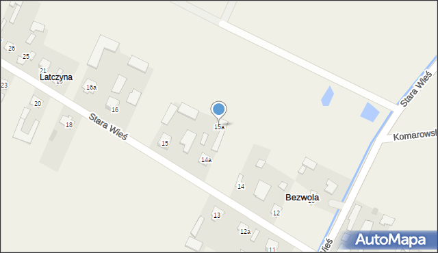 Bezwola, Stara Wieś, 15a, mapa Bezwola