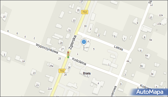 Biała, Stary Rynek, 2, mapa Biała