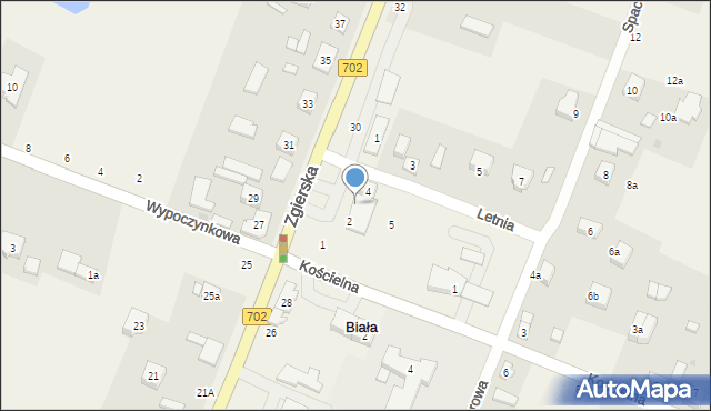 Biała, Stary Rynek, 3, mapa Biała