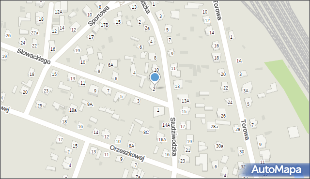 Bielsk Podlaski, Studziwodzka, 12, mapa Bielsk Podlaski