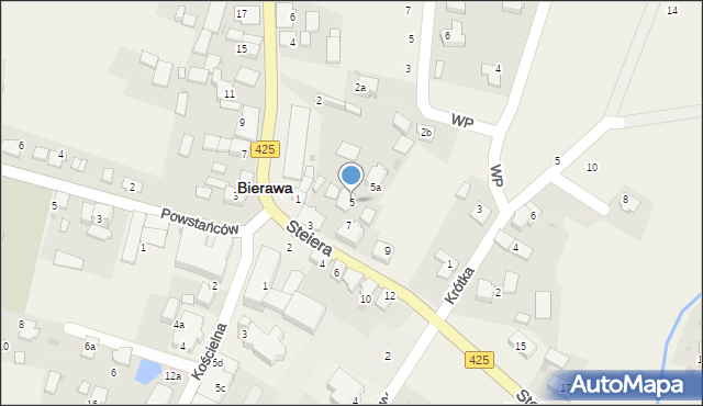 Bierawa, Steiera Ottona, ks., 5, mapa Bierawa