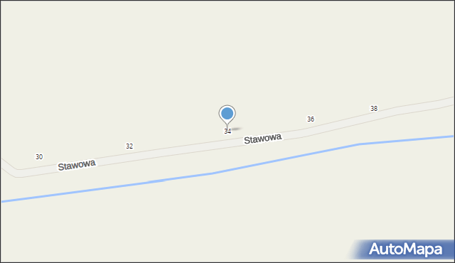 Bierdzany, Stawowa, 34, mapa Bierdzany