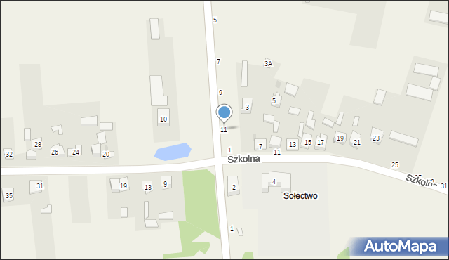 Biskupice, Strażacka, 11, mapa Biskupice