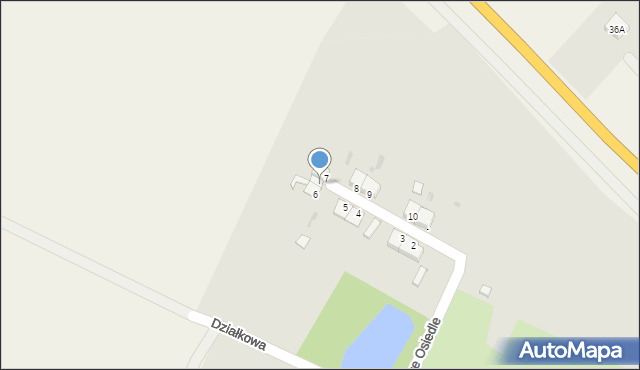 Bisztynek, Stare Osiedle, 6A, mapa Bisztynek