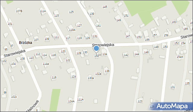 Blachownia, Starowiejska, 132, mapa Blachownia