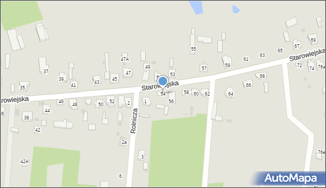 Blachownia, Starowiejska, 54, mapa Blachownia