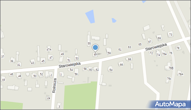 Blachownia, Starowiejska, 57, mapa Blachownia