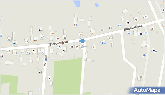 Blachownia, Starowiejska, 62, mapa Blachownia