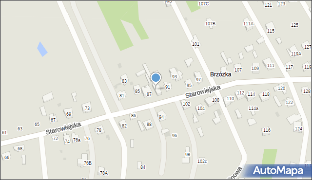 Blachownia, Starowiejska, 89, mapa Blachownia