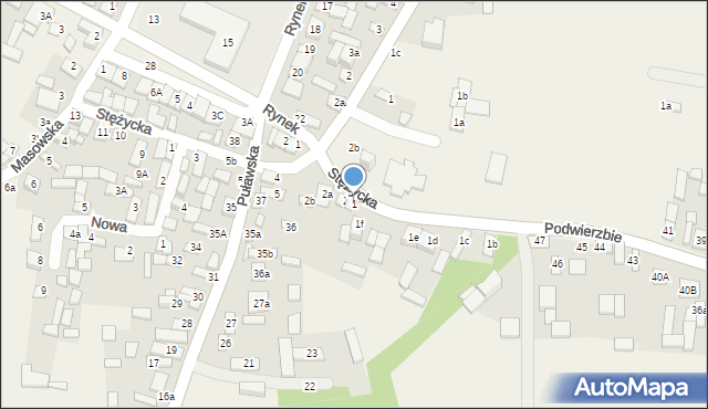 Bobrowniki, Stężycka, 1, mapa Bobrowniki