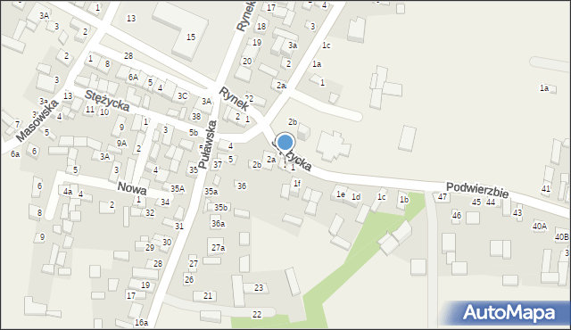 Bobrowniki, Stężycka, 2, mapa Bobrowniki