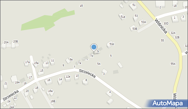 Bochnia, Strzelecka, 7e, mapa Bochni