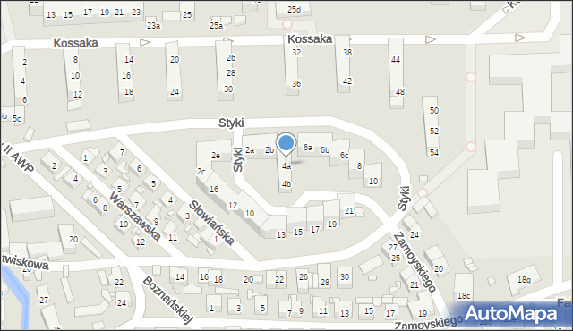 Bogatynia, Styki Jana, 4a, mapa Bogatynia