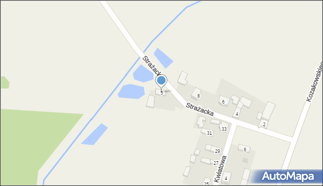 Bogdanów, Strażacka, 5, mapa Bogdanów