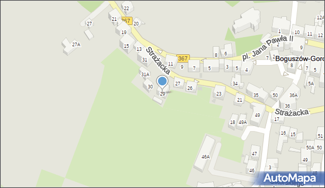 Boguszów-Gorce, Strażacka, 29, mapa Boguszów-Gorce