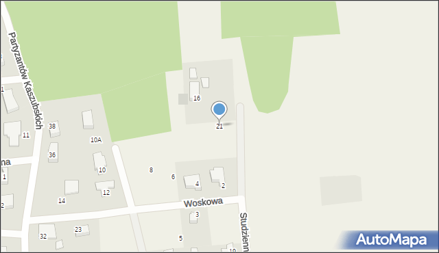 Bojano, Studzienna, 21, mapa Bojano