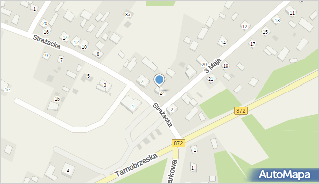 Bojanów, Strażacka, 24, mapa Bojanów