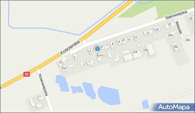 Borcz, Starowiejska, 5, mapa Borcz