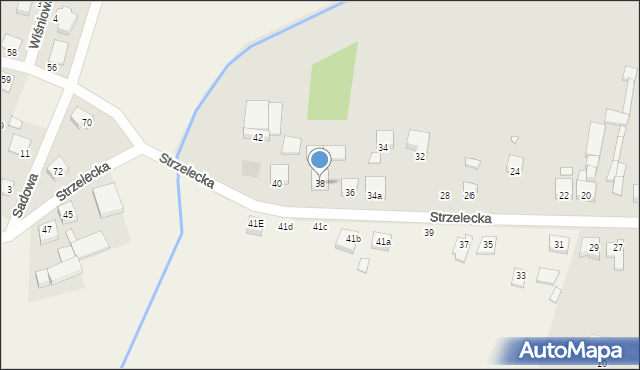 Buk, Strzelecka, 38, mapa Buk