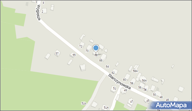 Bukowno, Starczynowska, 68, mapa Bukowno