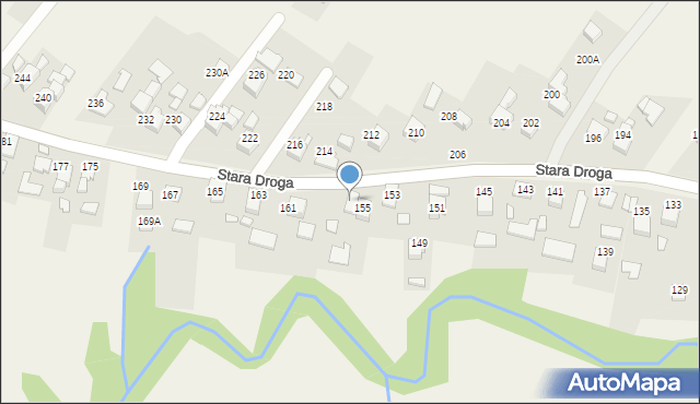 Bulowice, Stara Droga, 159, mapa Bulowice