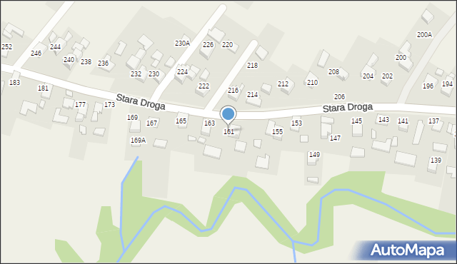 Bulowice, Stara Droga, 161, mapa Bulowice