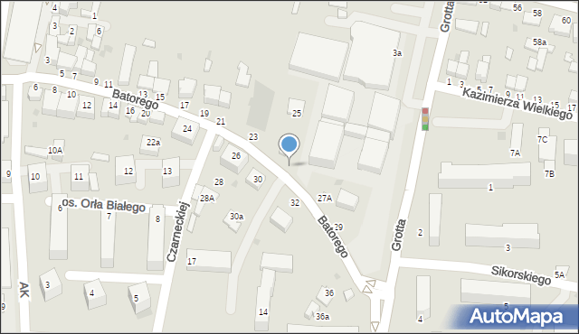 Busko-Zdrój, Stefana Batorego, 25, mapa Busko-Zdrój