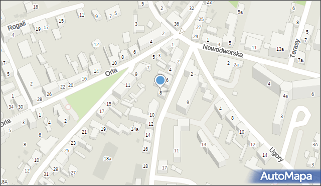 Bydgoszcz, Stanisława Leszczyńskiego, 8, mapa Bydgoszczy