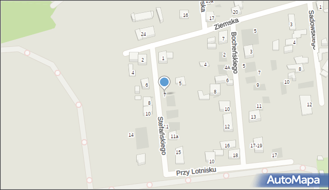 Bydgoszcz, Stefańskiego Walentego, 7, mapa Bydgoszczy