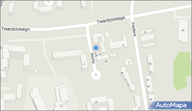 Bydgoszcz, Stomy Władysława, 2a, mapa Bydgoszczy