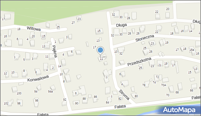 Bystra, Stroma, 9a, mapa Bystra