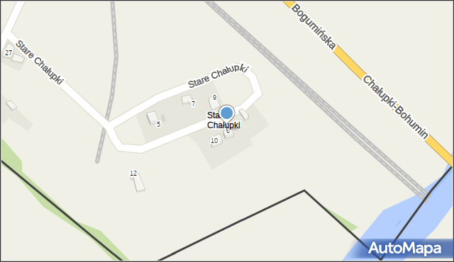 Chałupki, Stare Chałupki, 6, mapa Chałupki
