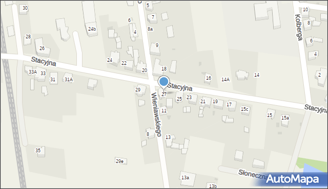 Chełm Śląski, Stacyjna, 27, mapa Chełm Śląski