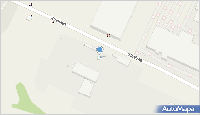 Chmielów, Strefowa, 16, mapa Chmielów