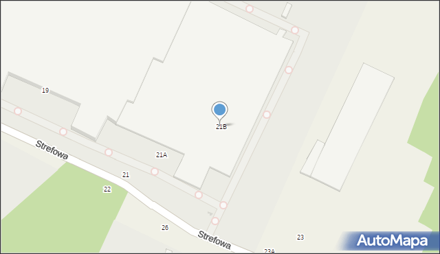 Chmielów, Strefowa, 21B, mapa Chmielów